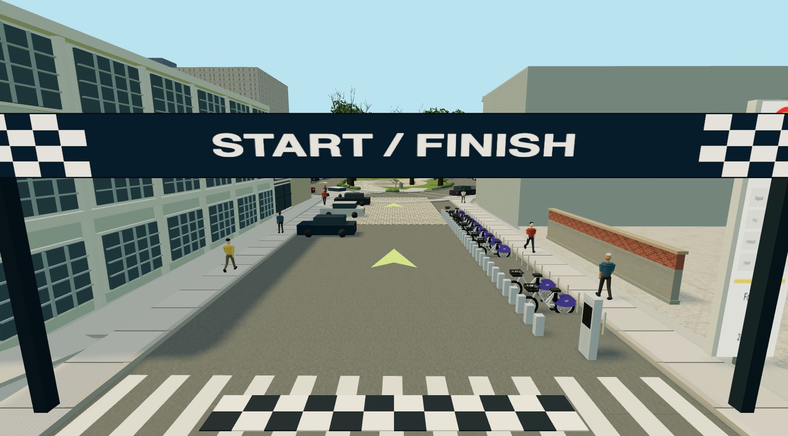 South Park race start line